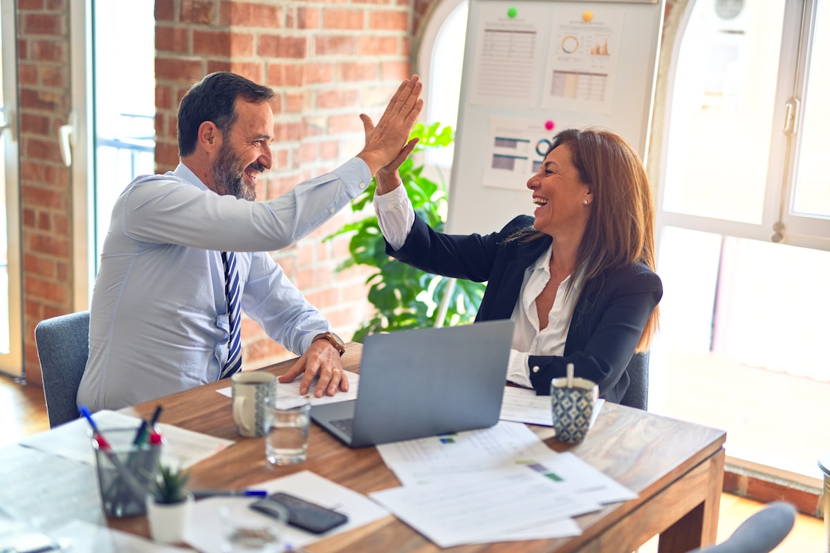Business team collaboration